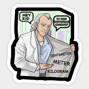 Funny Science Math Teacher Mathematics Physics Joke Sticker